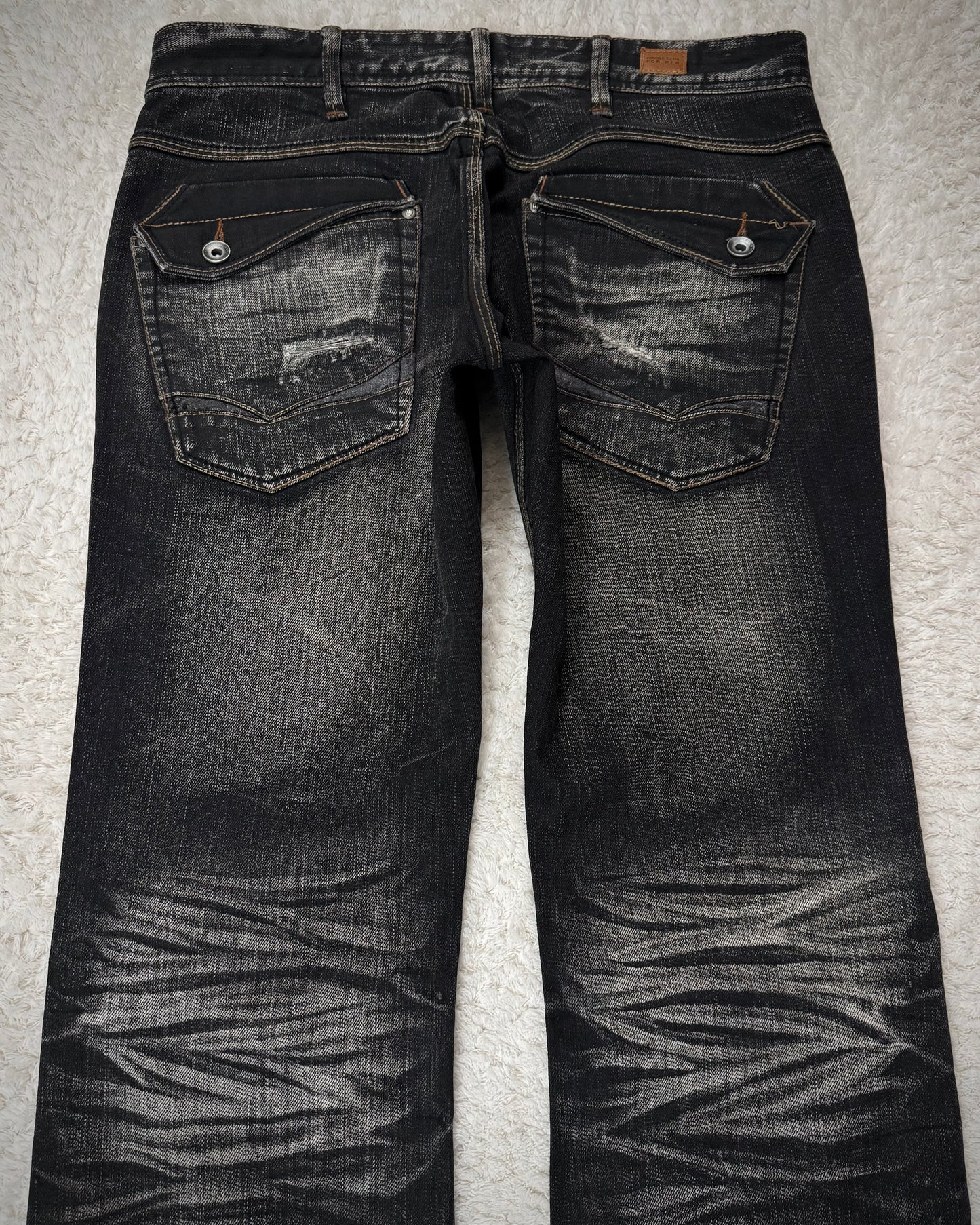 Nicole Club Whisker Washed Bootcut Denim