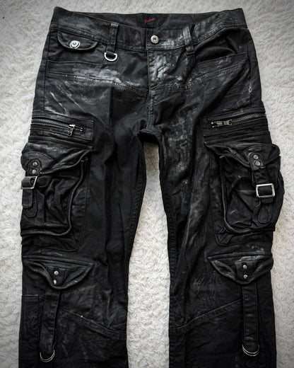 Jack Rose Waxed Gas Mask Cargo Pants