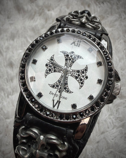 Deep Zone Onyx Cross Ornament Watch
