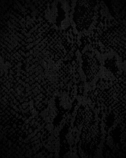 Nicole Club Python Pattern Flared Jeans