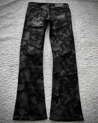 Tornado Mart Waxed Flared Jeans