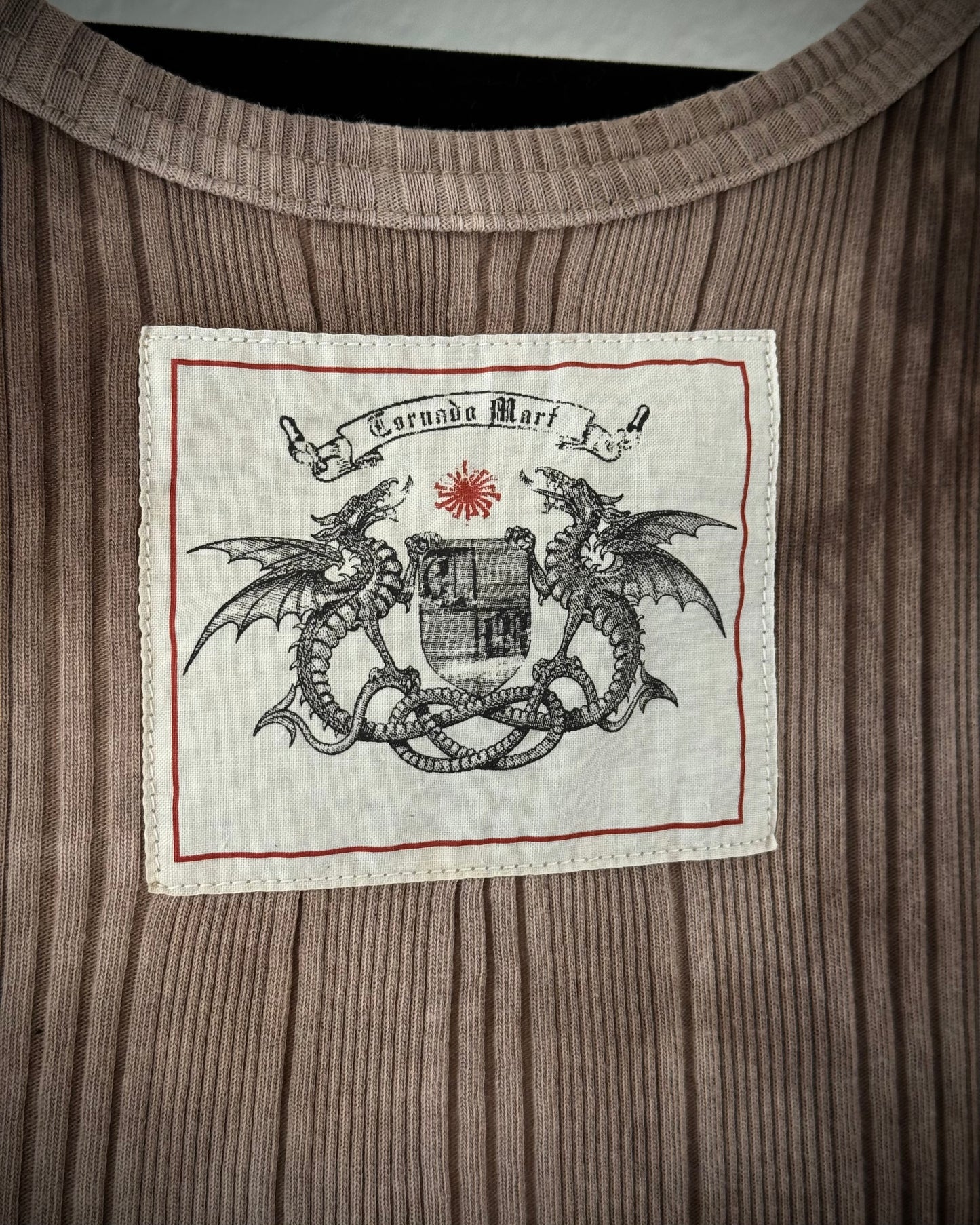 Tornado Mart Lace Up Vintage Tank Top