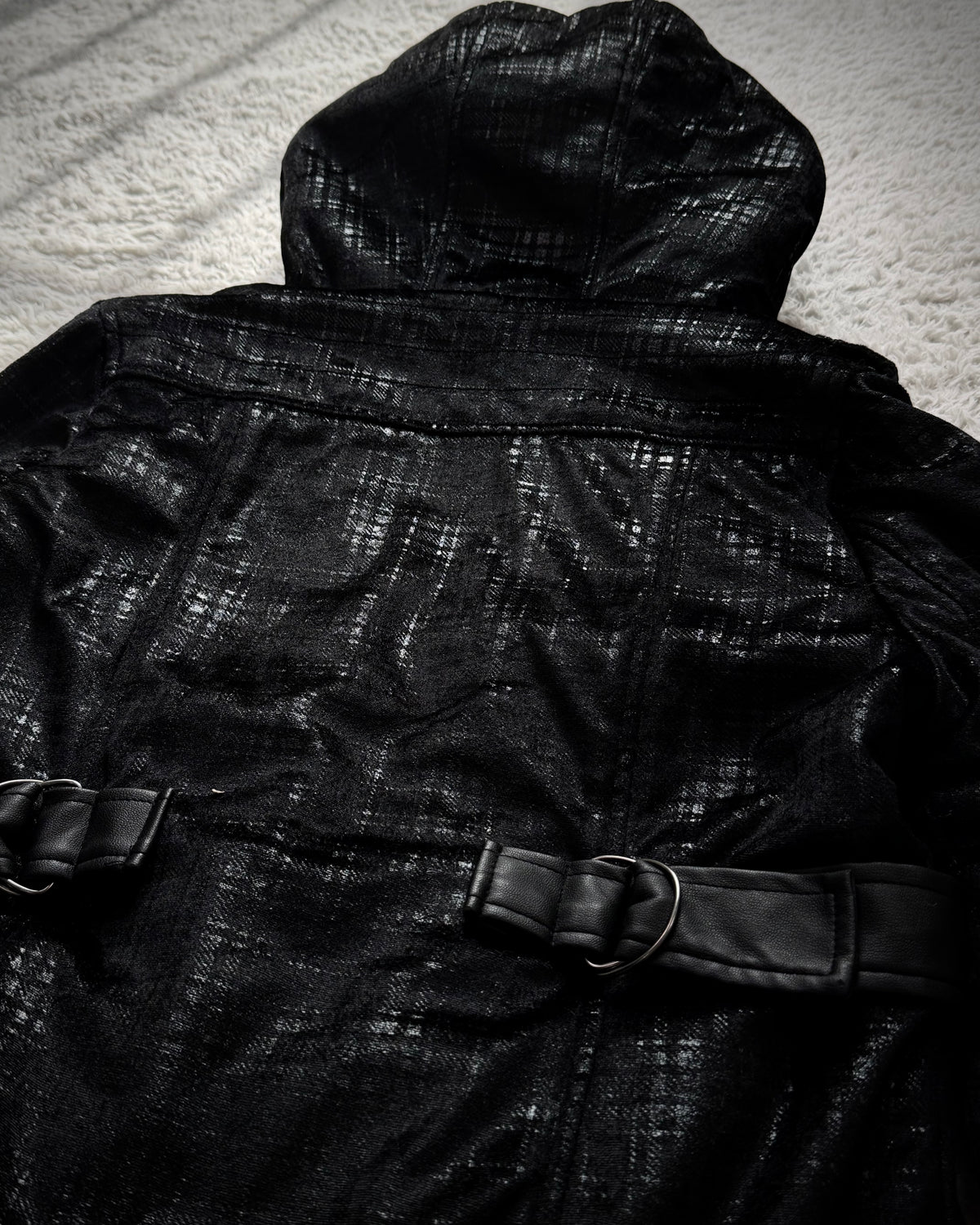 Durer Tartan Luster Hooded Tactical Jacket