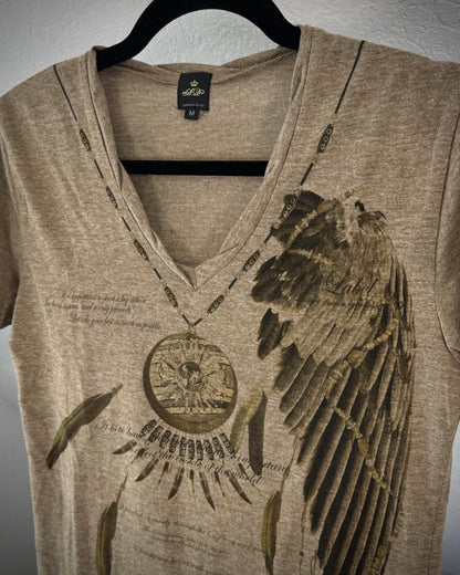 Semantic Design Feathered Tribe Necklace T-Shirt