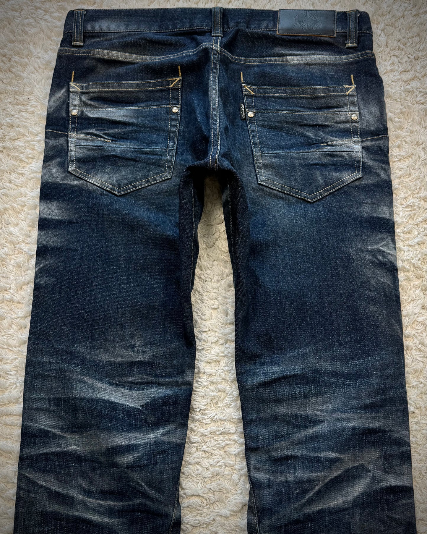 Tornado Mart Ocean Washed Spiral Slim Jeans