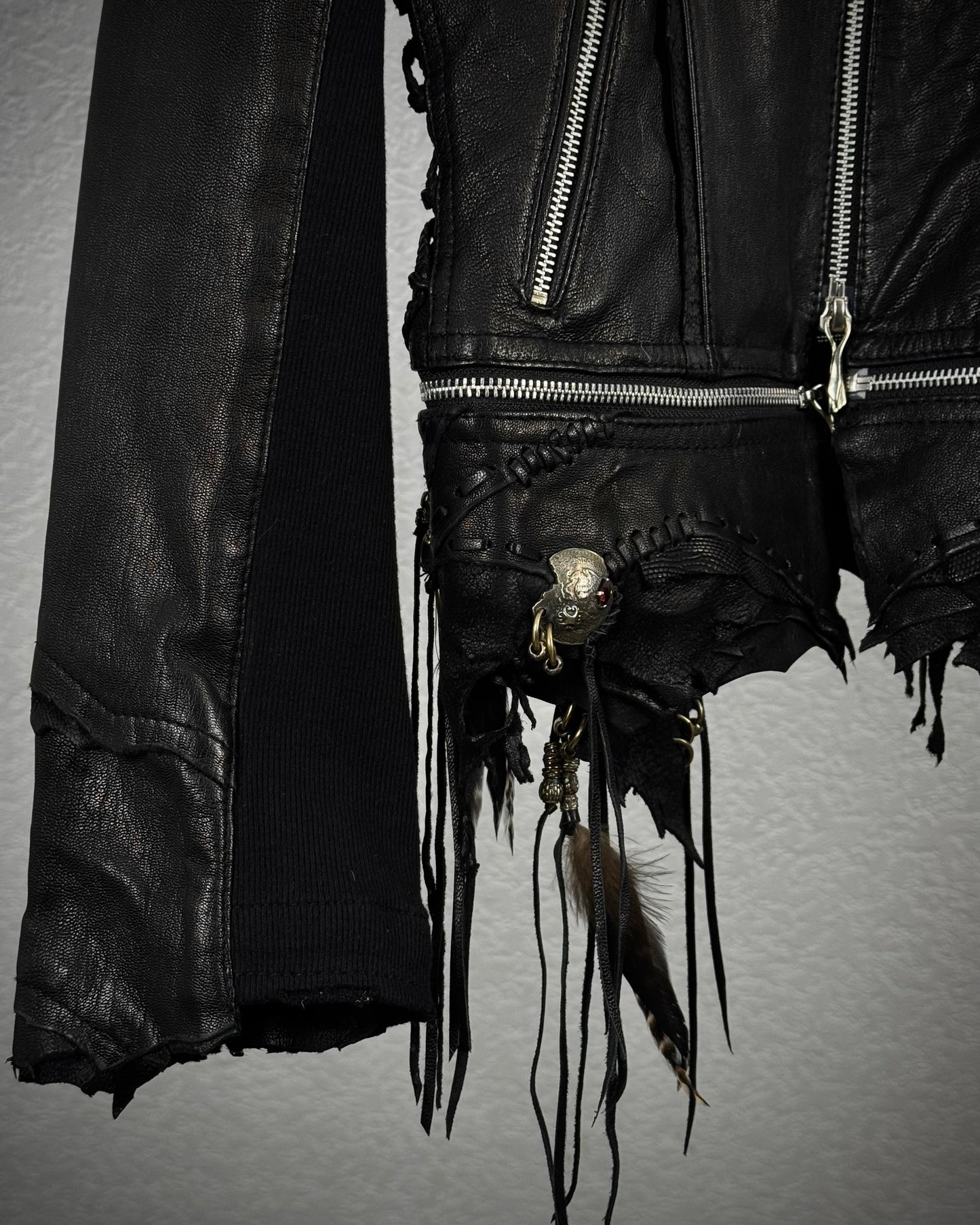 14th Addiction “Beat It” Leather Jacket