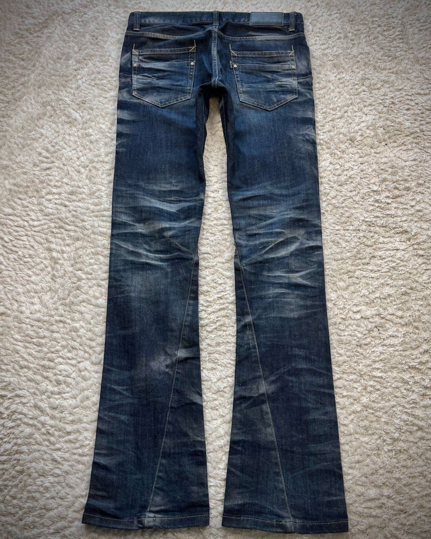 Tornado Mart Ocean Washed Spiral Slim Jeans