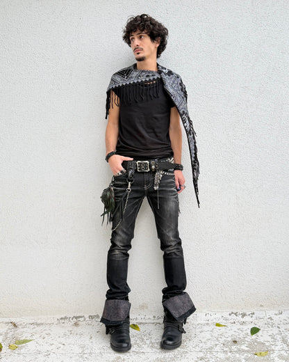 Xfrm Clawmarks Studded Skinny Jeans