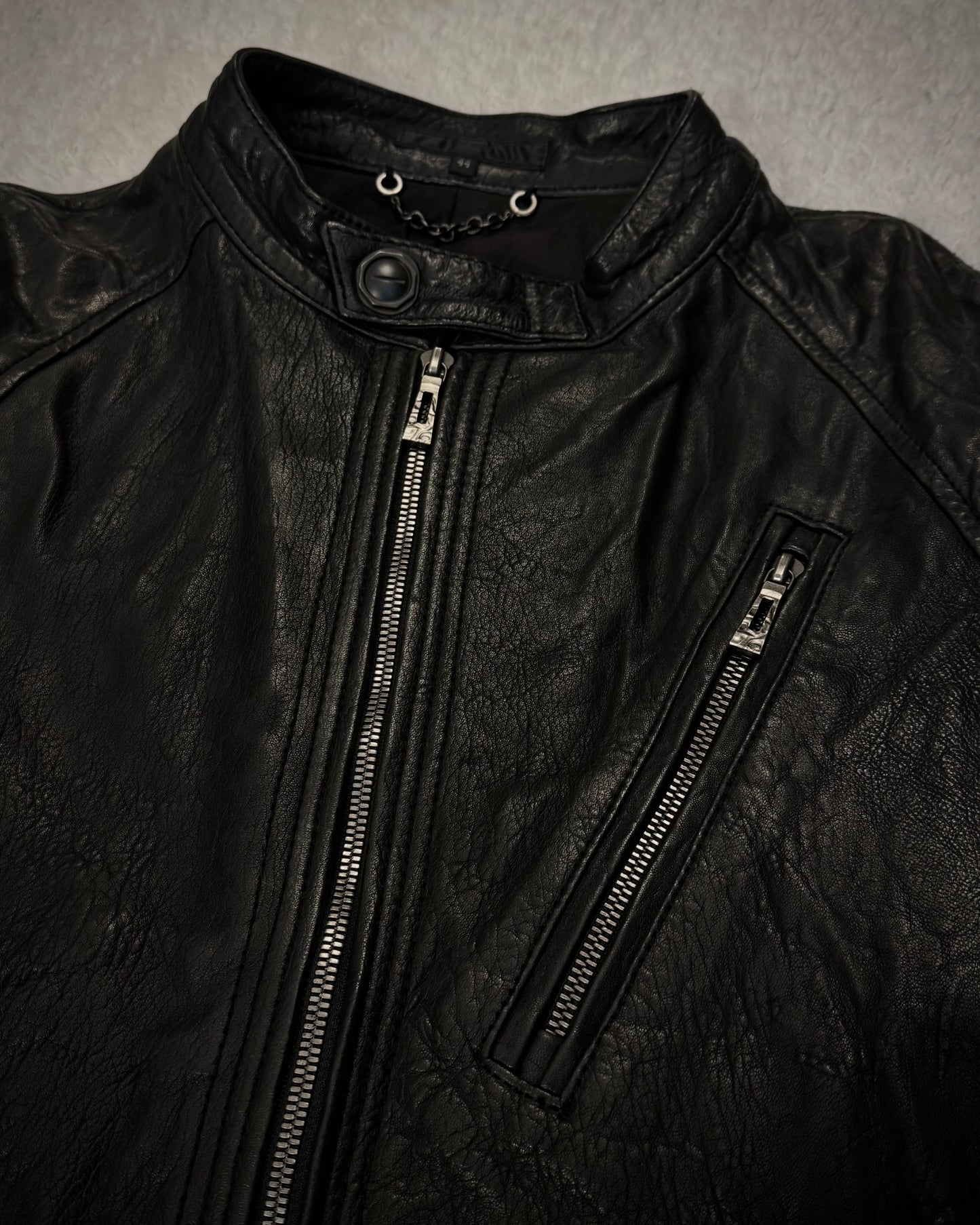 CAV-000 Textured Lamb Leather Jacket