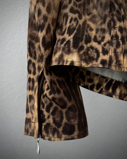 Tornado Mart Leopard Pattern Jacket