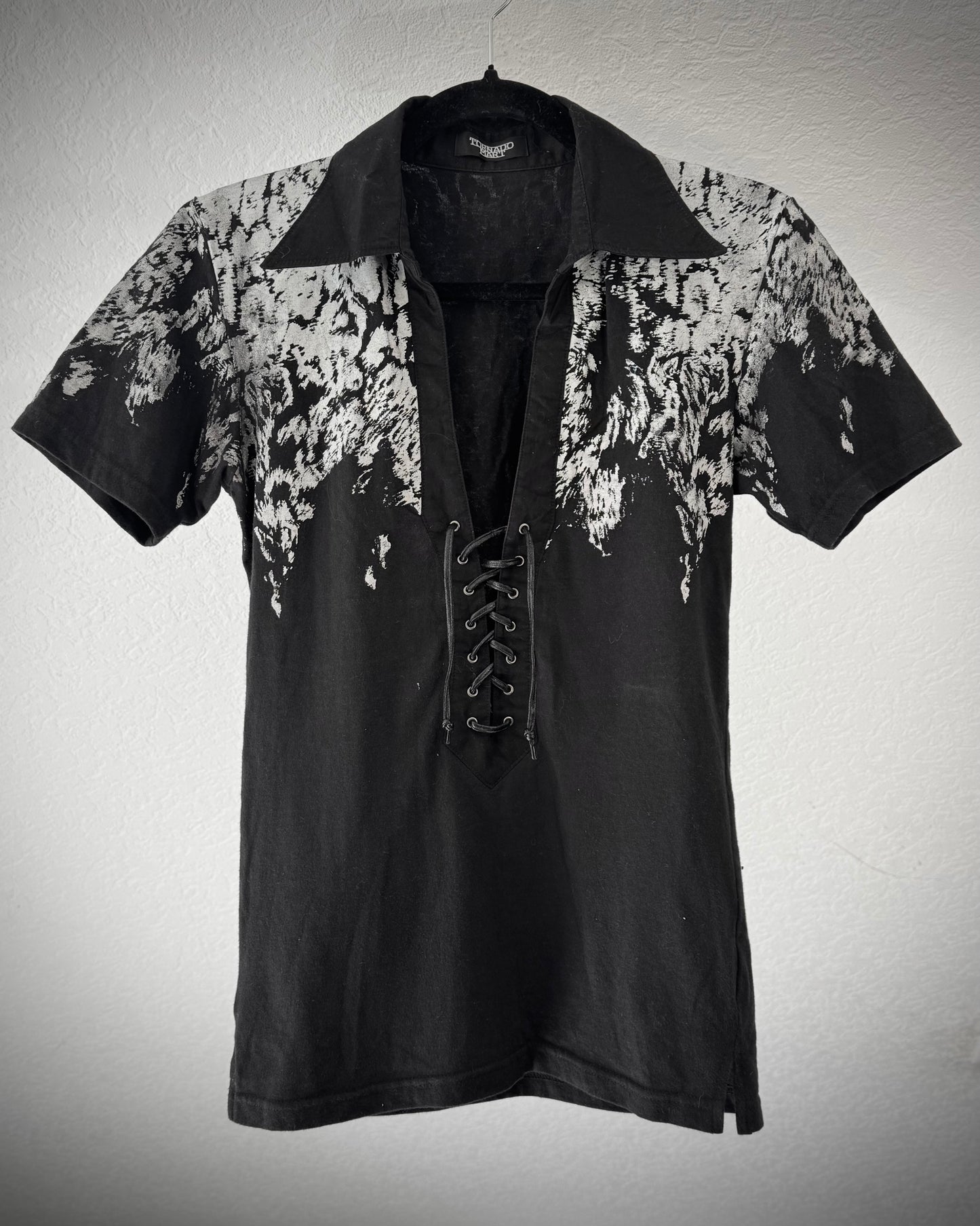 Tornado Mart Lace Up Metallic Wildlife T-Shirt