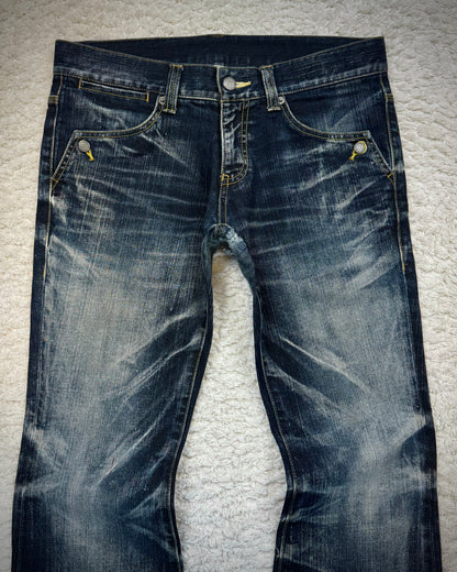 Tornado Mart Ocean Washed Flared Jeans
