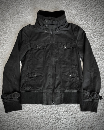 Midas Ornate Hardware Military Jacket