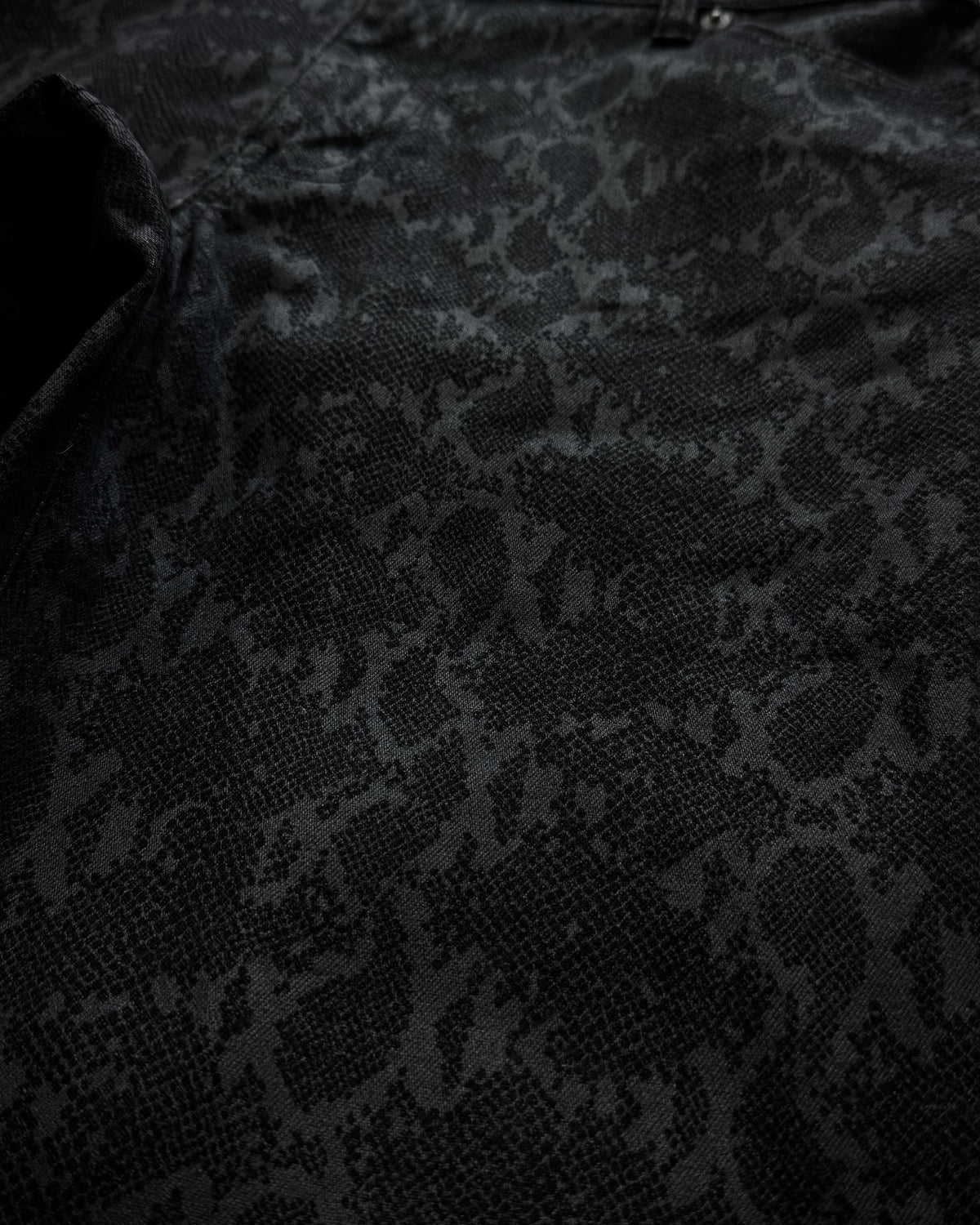 Mixt Python Pattern Flared Pants