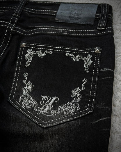 Xfrm Clawmarks Studded Skinny Jeans