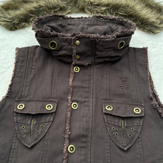 In The Attic Fur Bono Vest