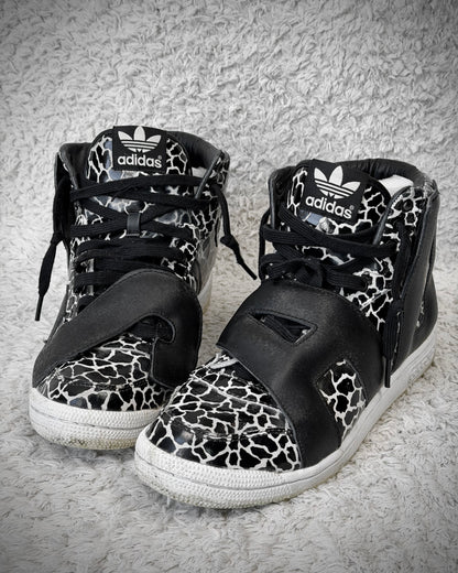 Adidas x Jeremy Scott Giraffe Letter Velcro Sneakers