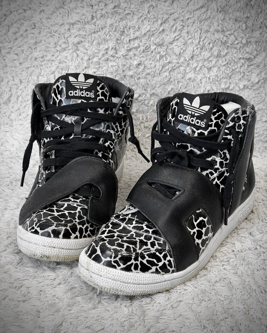 Adidas x Jeremy Scott Giraffe Letter Velcro Sneakers