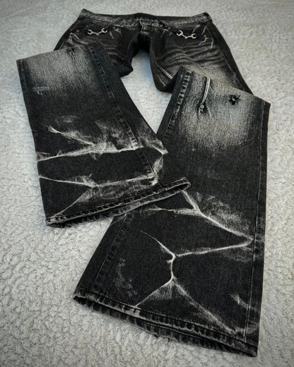 Jack Rose x Luv Maison Mechanic Hardware Flared Jeans