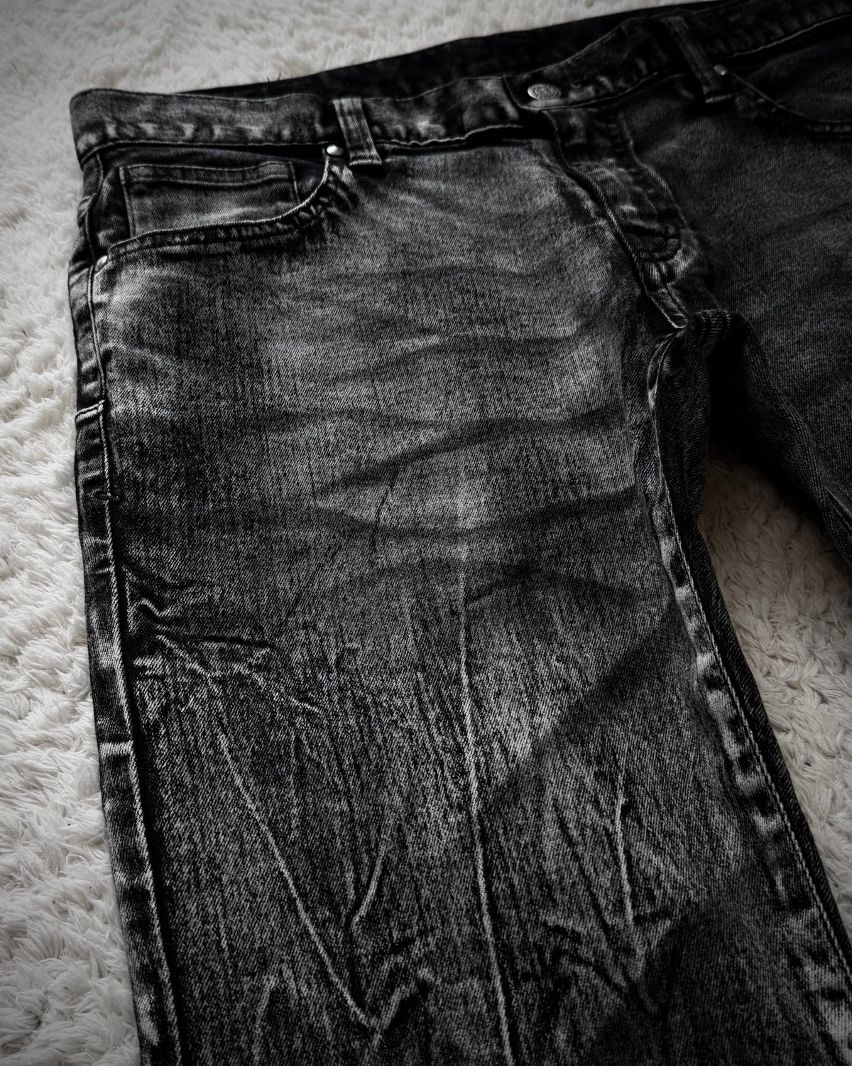 Tornado Mart Clawmarks Washed Slim Bootcut Jeans
