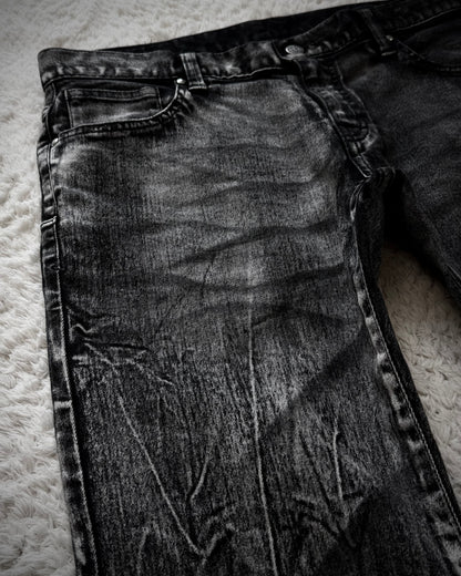 Tornado Mart Clawmarks Washed Slim Bootcut Jeans