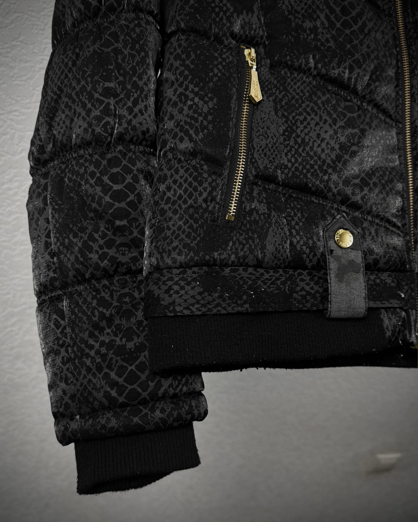 Bernings Sho Python Pattern Puffer Jacket