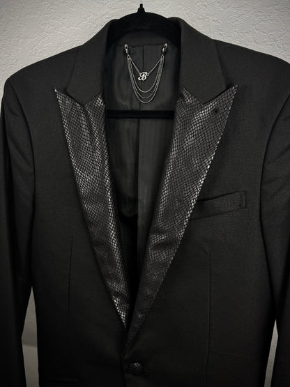 Buffalo Bobs Python Lustered Peaked Blazer