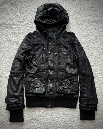 Durer Tartan Luster Hooded Tactical Jacket