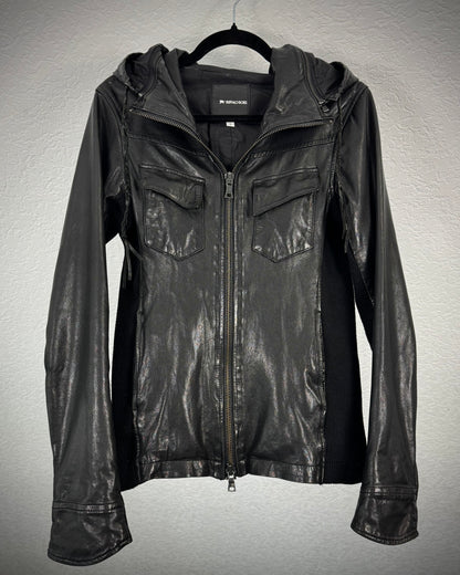 Buffalo Bobs Ninja Hooded Leather Jacket