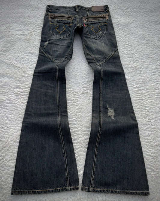 Tornado Mart Vintage Sample Flared Jeans