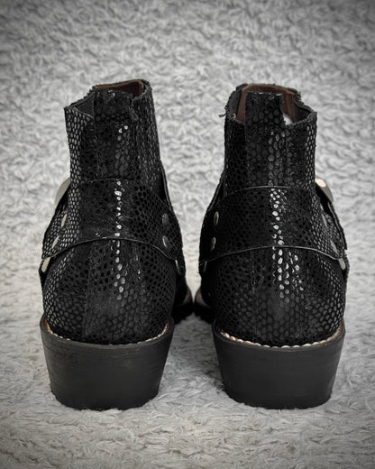 Texas Bulls Python Luster Harness Boots