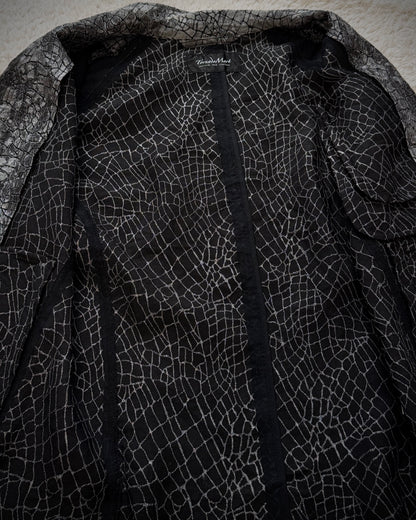 Tornado Mart Crocodile Woven Double Zip Jacket