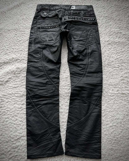 Japrag Denim Waxed Stapled Multi Panel Jeans