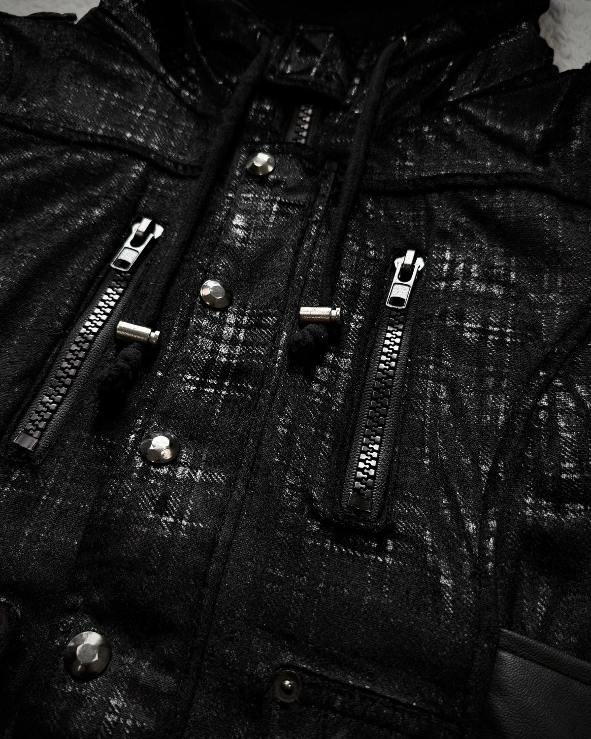 Durer Tartan Luster Hooded Tactical Jacket