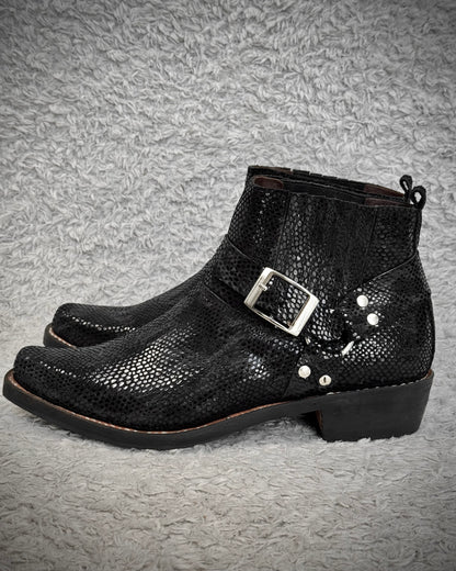 Texas Bulls Python Luster Harness Boots