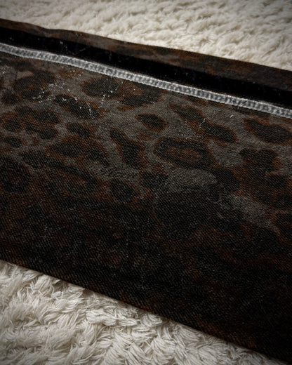 Roen Leopard Luster Slim Cut Jeans