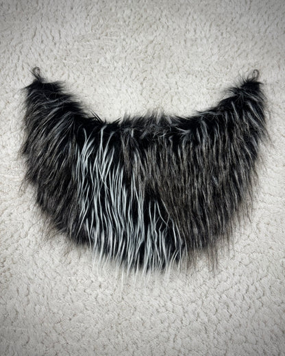 Midas Silver Python Waxed Fur Attachment Bootcut Jeans