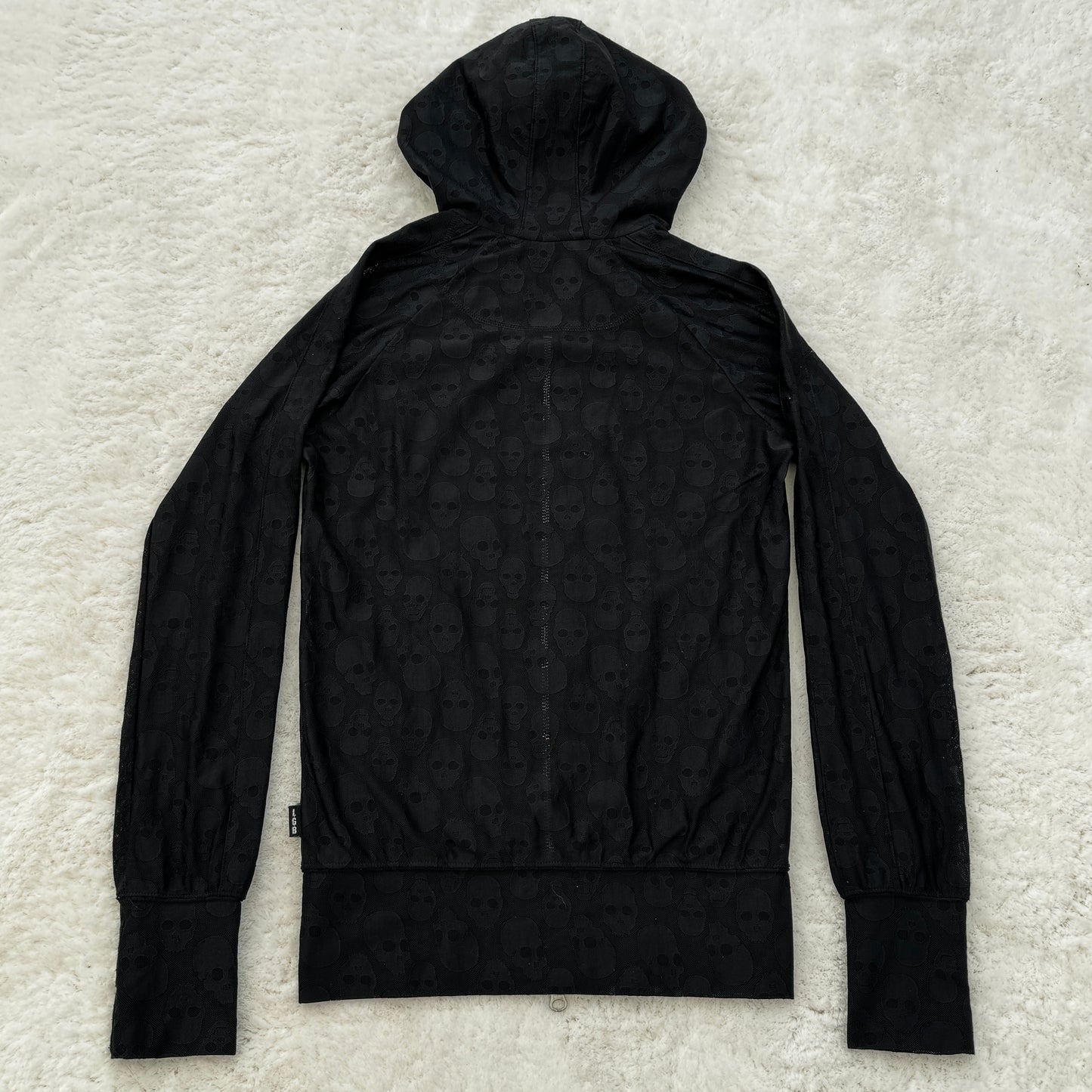 L.G.B. Skulls Hooded Zip Up Jacket