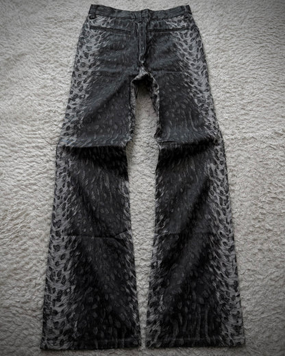 5351 Pour Les Hommes Snow Leopard Flared Pants