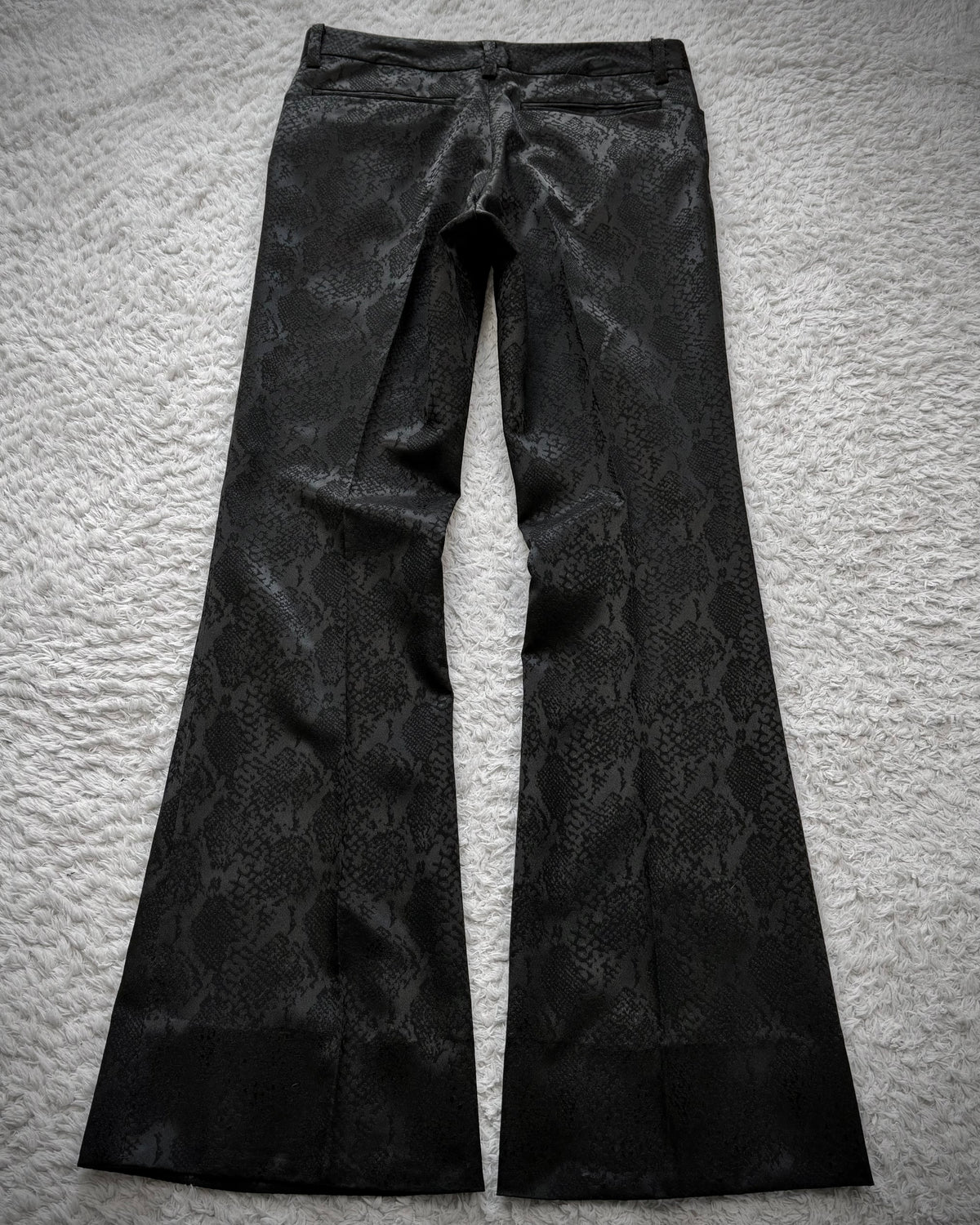 5351 Pour Les Hommes Python Luster Flared Dress Pants