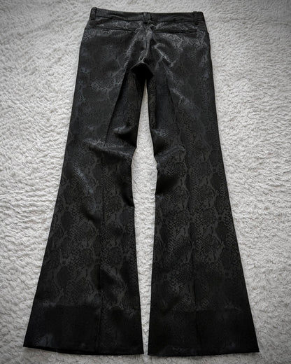 5351 Pour Les Hommes Python Luster Flared Dress Pants
