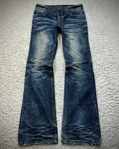 Of The Neige Clawmarks Washed Bootcut Denim