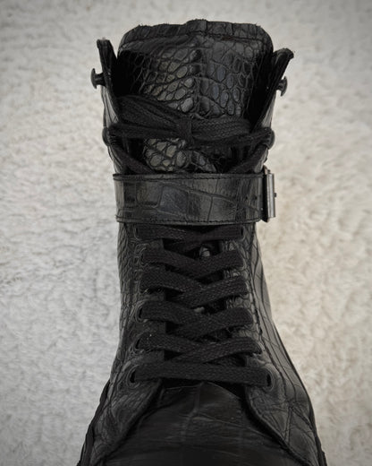 The Kopples Crocodile Leather Sneakers