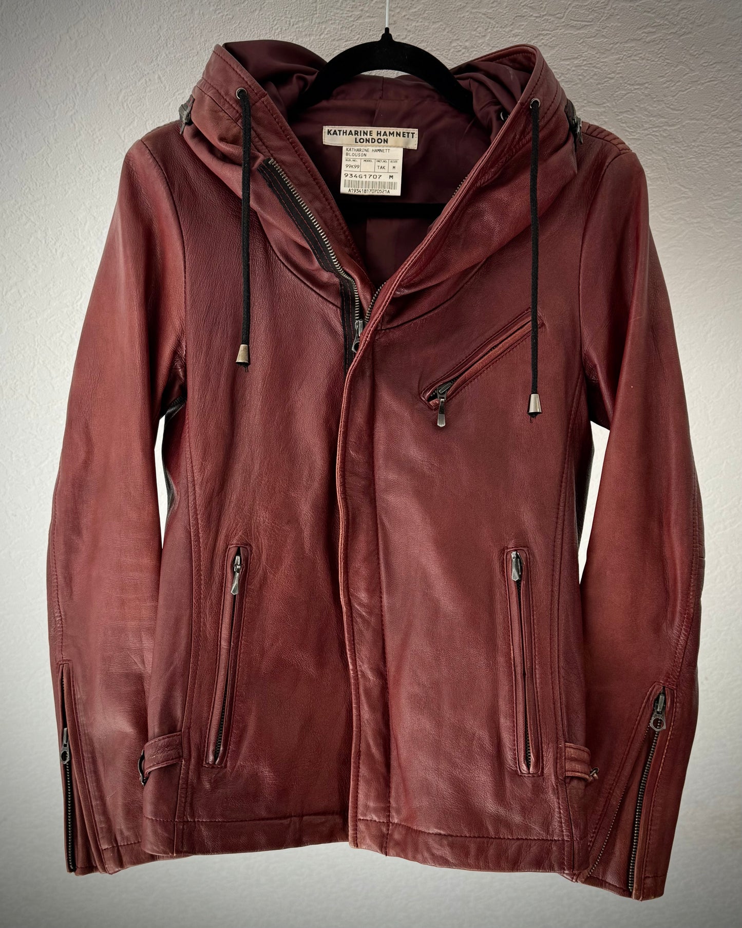 Katharine Hamnett Transformable Bono Leather Jacket