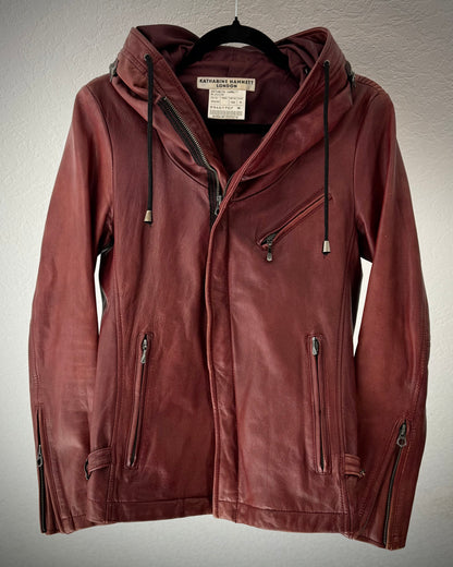 Katharine Hamnett Transformable Bono Leather Jacket