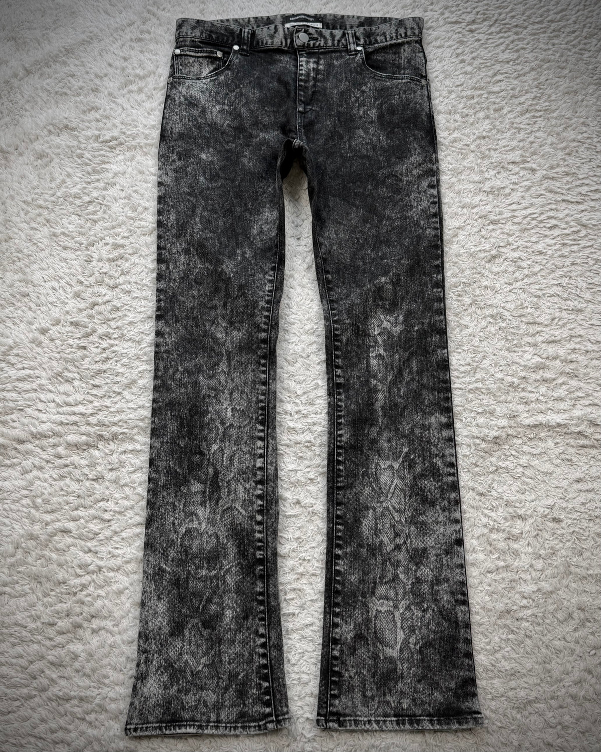 Semantic Design Python Pattern Skinny Jeans