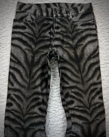 5351 Pour Les Hommes Zebra Washed Bootcut Pants