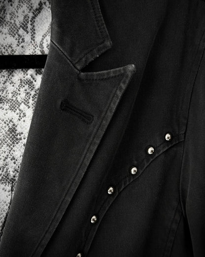 In The Attic Studded Peaked Blazer