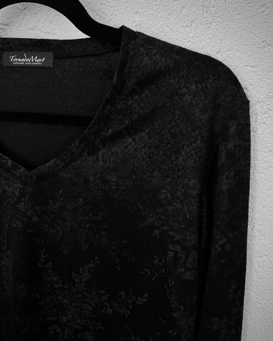 Tornado Mart Python Floral Pattern Longsleeve