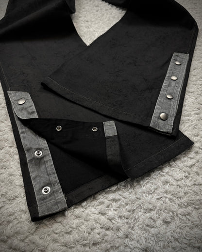 Tornado Mart Scratch Textured Flared Pants